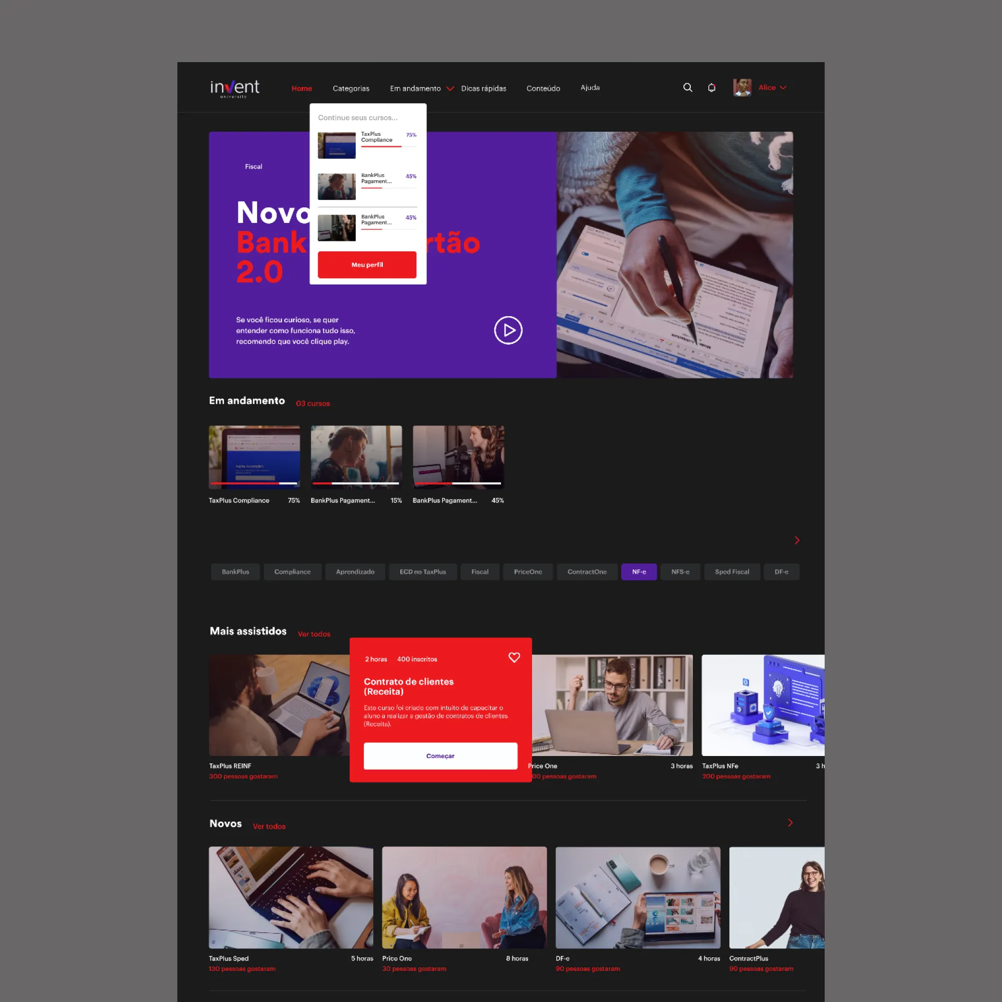 Invent University — LMS / Sistema